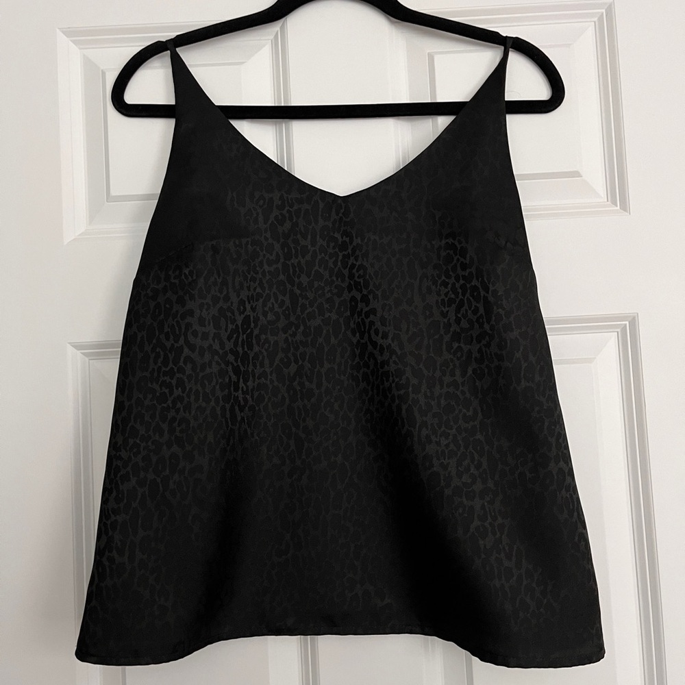 ▪️Banana Republic Black Cheetah Print Tank